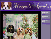 Tablet Screenshot of morganleacavaliers.com